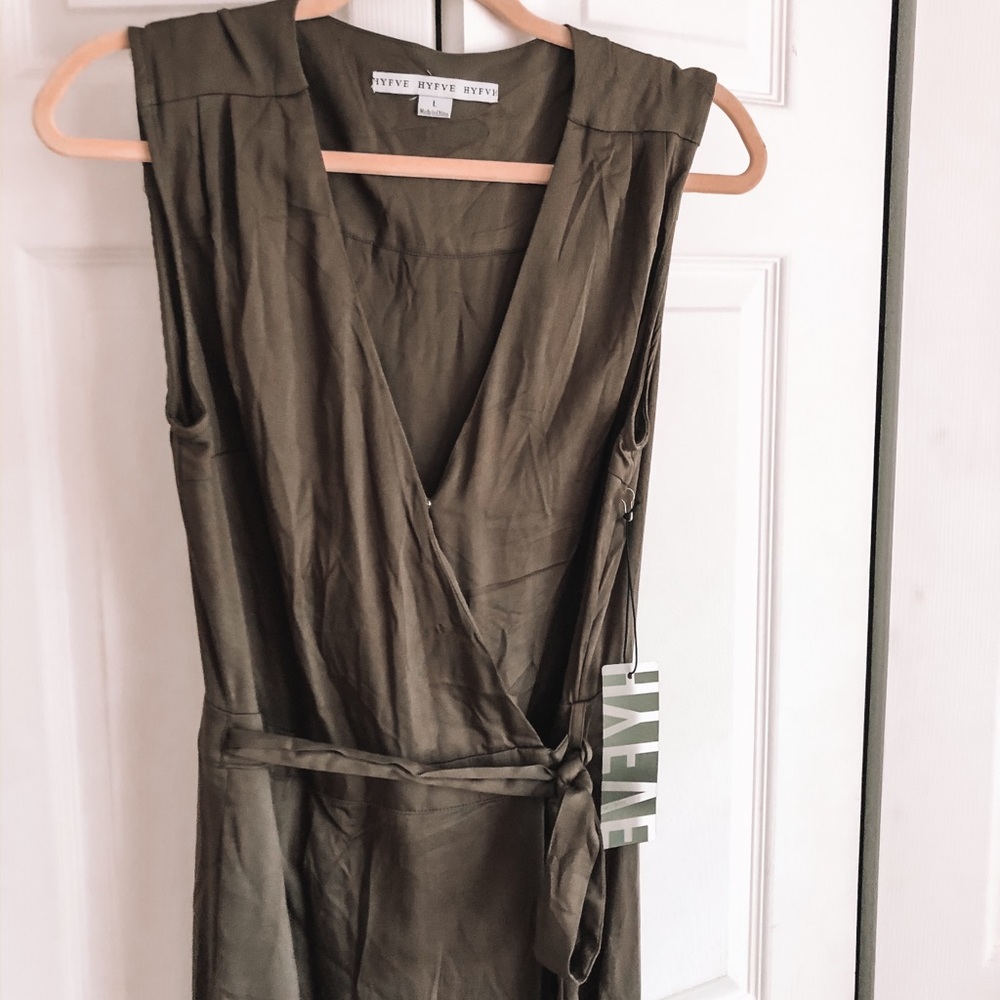 HYFVE Army Green Jumpsuit with belt